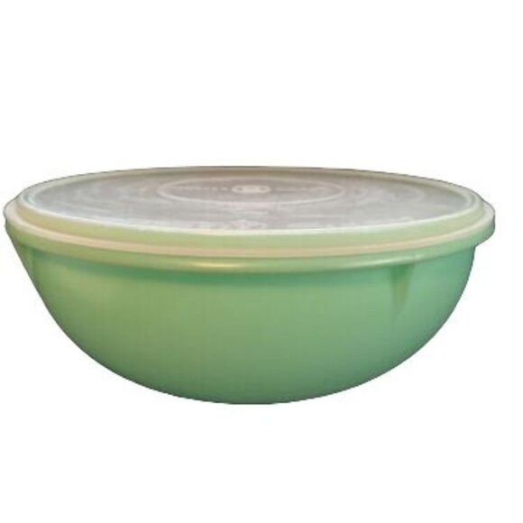 VINTAGE Tupperware Fix-n-Mix Large 12" 26 Cup Green Bowl - Picture 1 of 1